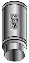 Dubbelwandige rookgasbuis, Isoleco DP 25 607, Ø250mm, Ø450mm